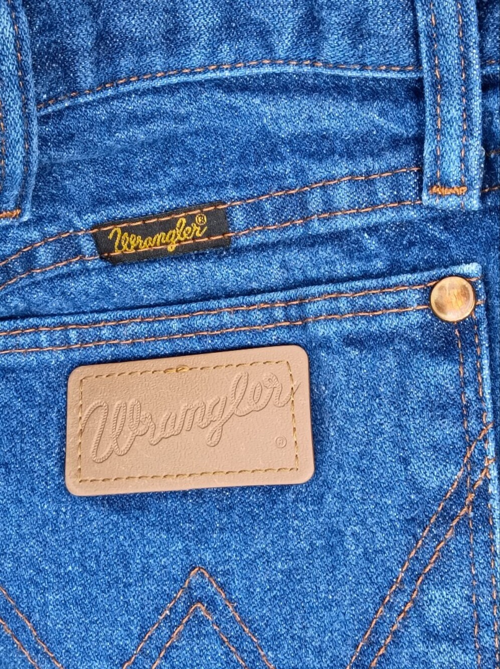 Vintage Wrangler Cowboy Cut Original Fit Jeans 34x30 - Pre-Washed Indigo - Picture 11 of 11